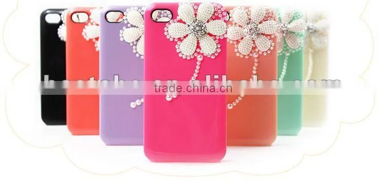 color housing for iphone 4 case flower 4g case