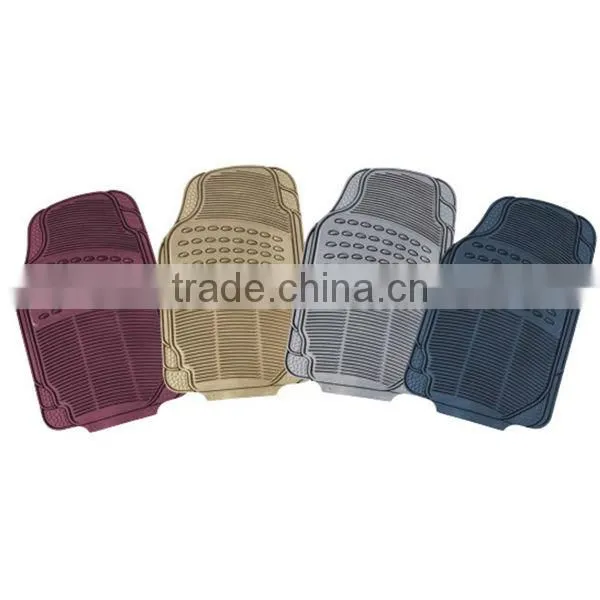 4PCS/Set PVC with NBR Universal Non-Slip Car Floor Mat