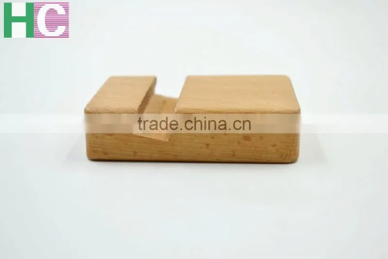 Beech wood phone holder custom phone holder