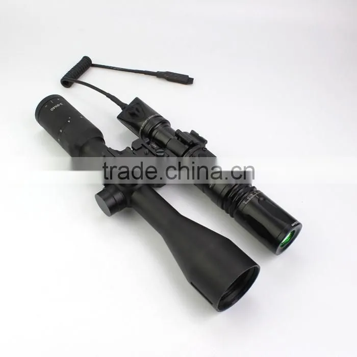 Suzero Output power 20-100mw adjustable Long Distance tactical Green Laser Flashlight Designator Illuminator Torch