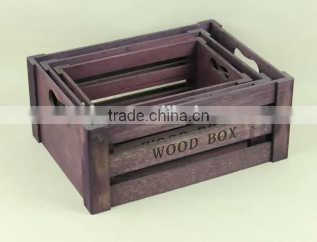 Wholesale Wooden Wine Crate Fruite Crate