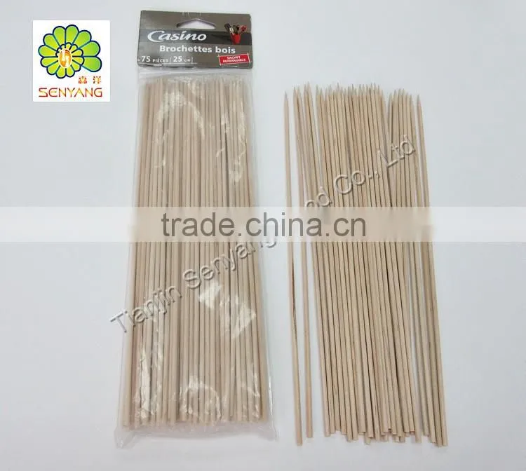 barbeque rotating sticks wooden bbq skewer stick