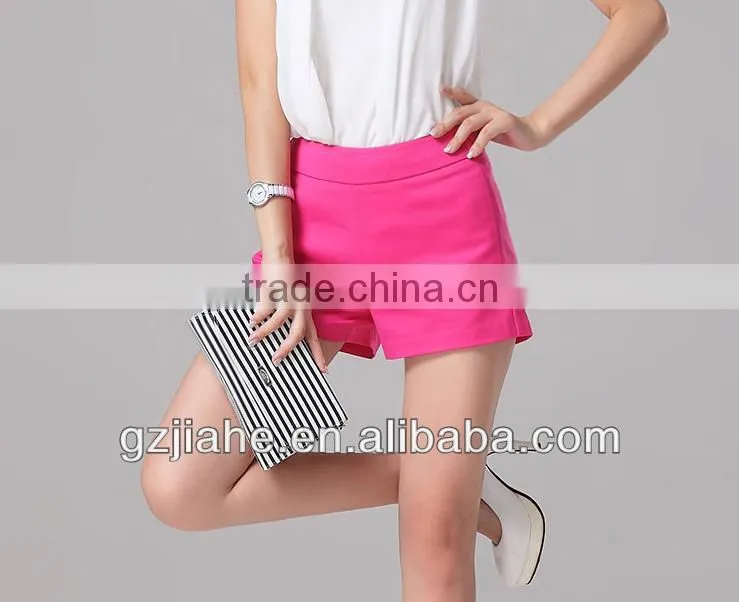 2014 Hot sale fluor short pant ,women pants