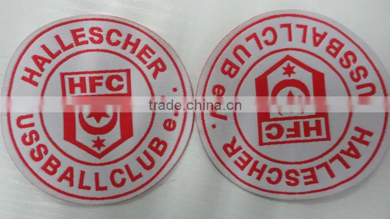 china factory high quality cheap custom head woven badge