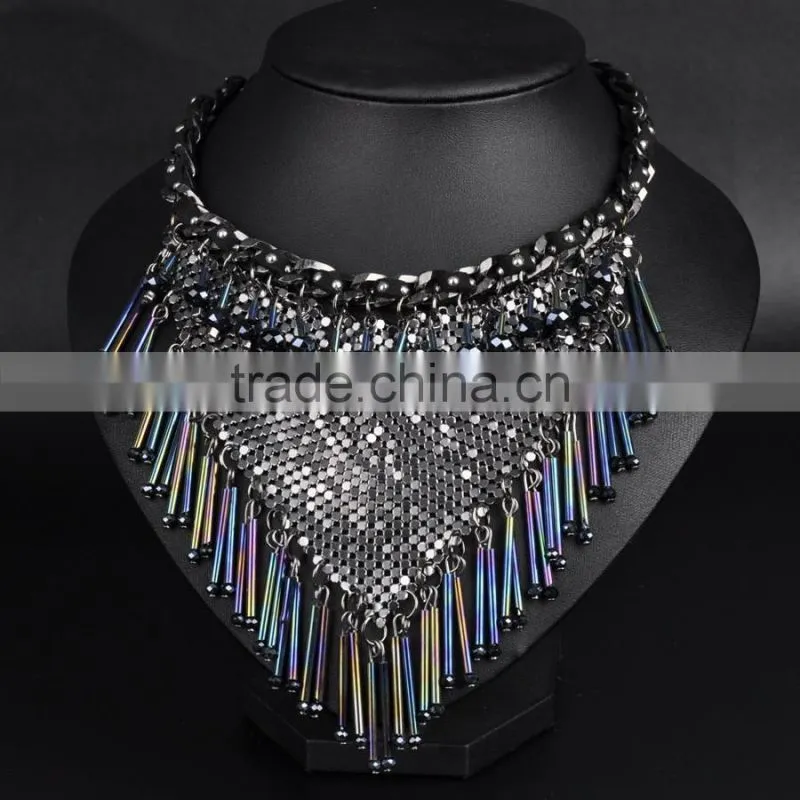 latest 2016 pretty woman fashion rib jewelry necklace