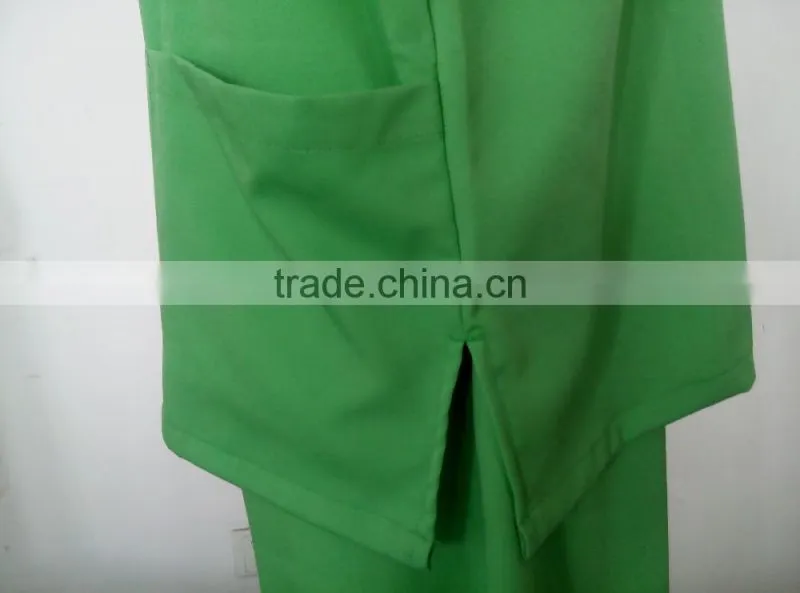 Shaoxing jonthan medical uniforms suits poly cotton material hot sale and good quality scrubs uniform
