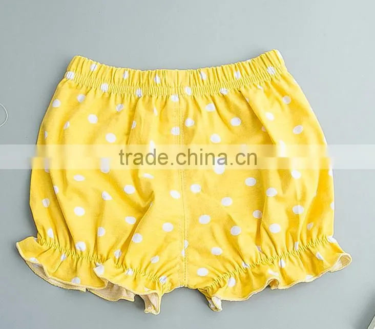 Polka Dots Elastic Bloomer Summer Children Clothes Summer Apparel Garments