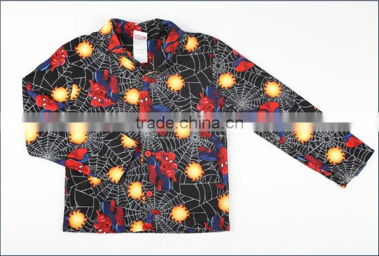Spider man Printing fire prevention sleep wear kids sleeping wear