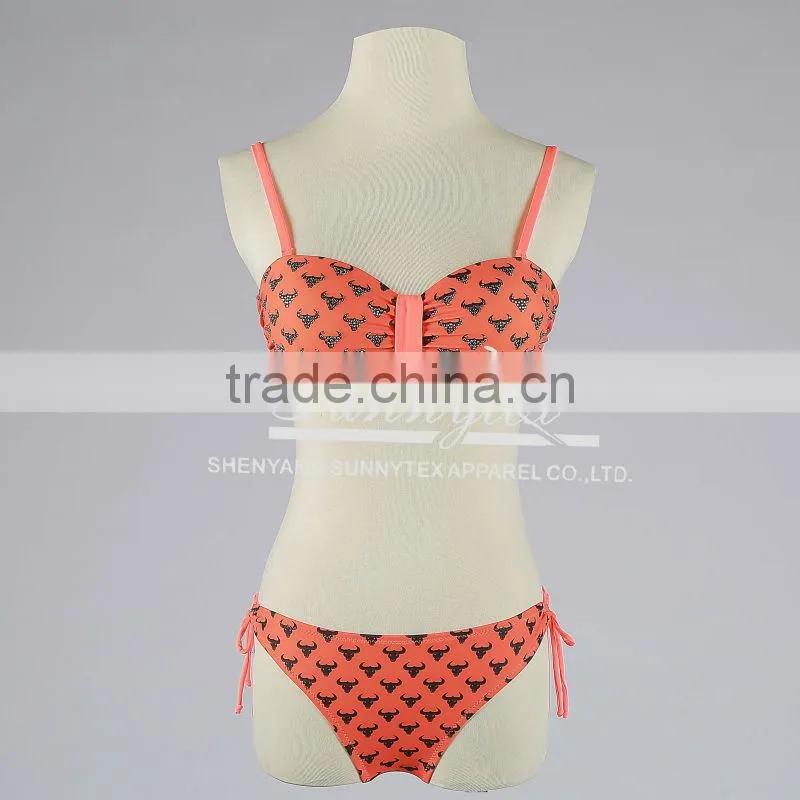 Newest swimwear OEM beachear girl sex swimming wear