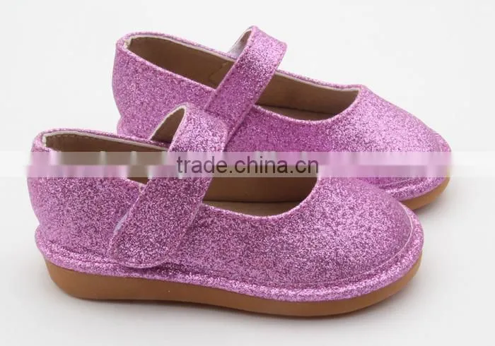 Wholesale high quality lovely fancy kids wholesale squeaky shoes