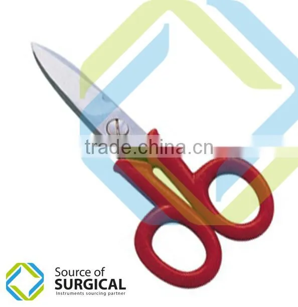 plastic handle scissors ,student scissors B-PHS-48