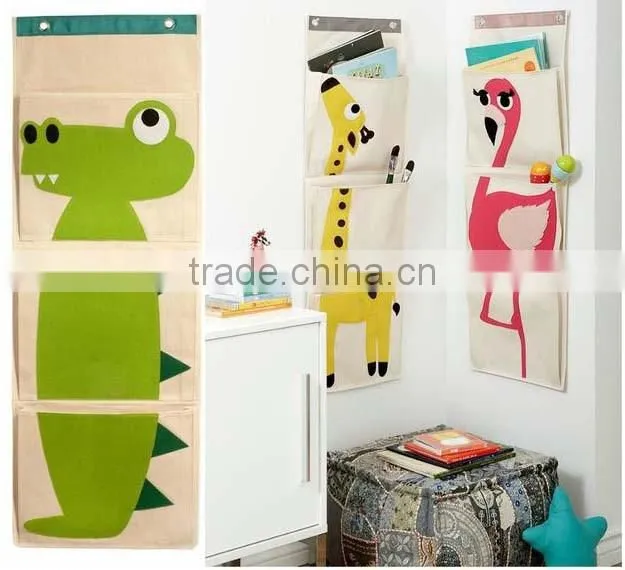 cotton canvas storage bin /box for toy orgainzer wall organizers