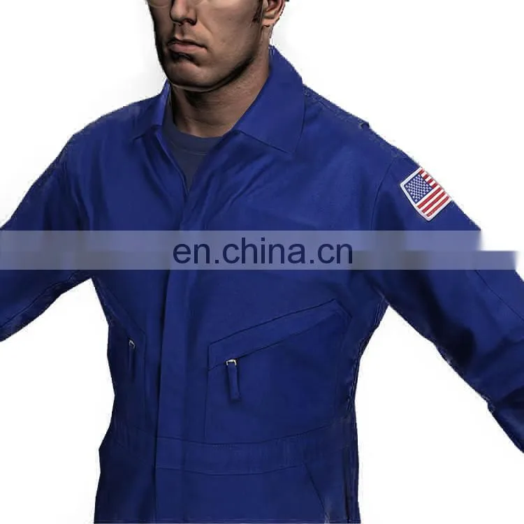 Custom 100%cotton fire retardant protection coverall for oil industry