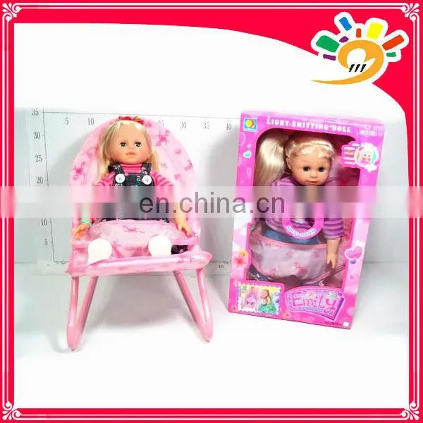 12" Girl doll,lovely baby doll with smell