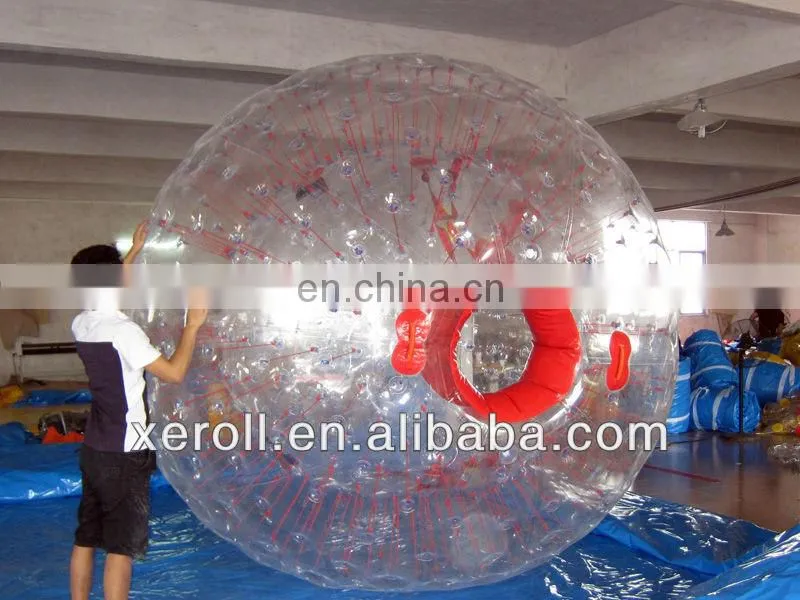 Top sale nice design clear inflatable land grass walking ball