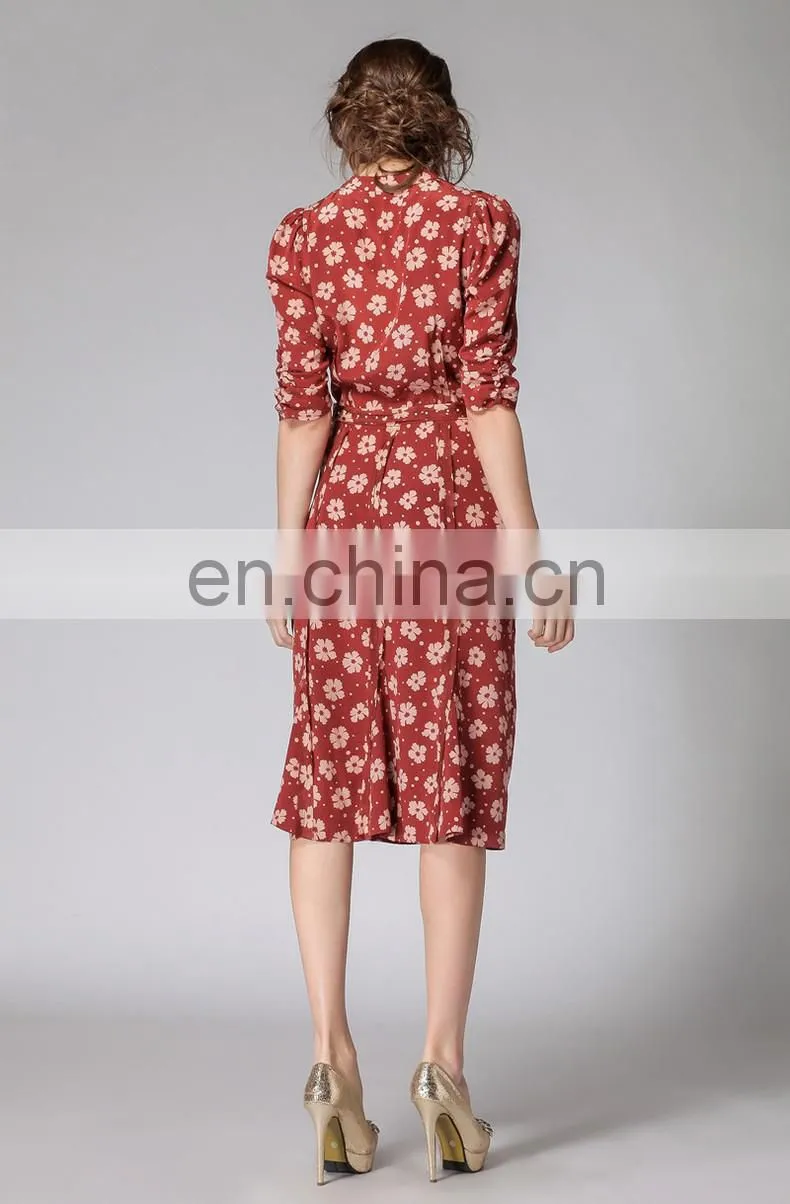 2015 women dresses printed dresses fashion summer dresses
