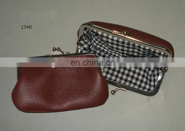 Old Fashion Design High Quality Leather Woman Coin Wallet