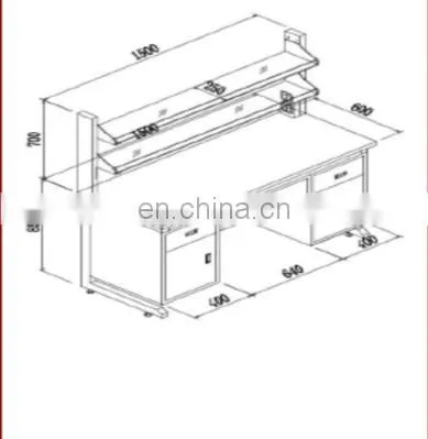 Hopui Laboratory Factory Direct dental lab bench with Various Of Model No