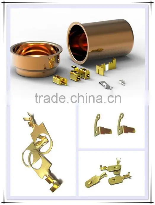 High quality OEM custom bronze metal stamping parts, Bronze C51000, C52100, C54400