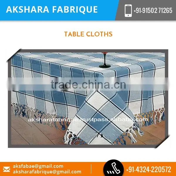 2016 New Fashion Cotton Table Cloth at Cheapest Price