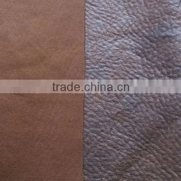 New Design Bronzed Faux Suede Fabric Bonded With Single-Sided Velvet Fabric For Sofa