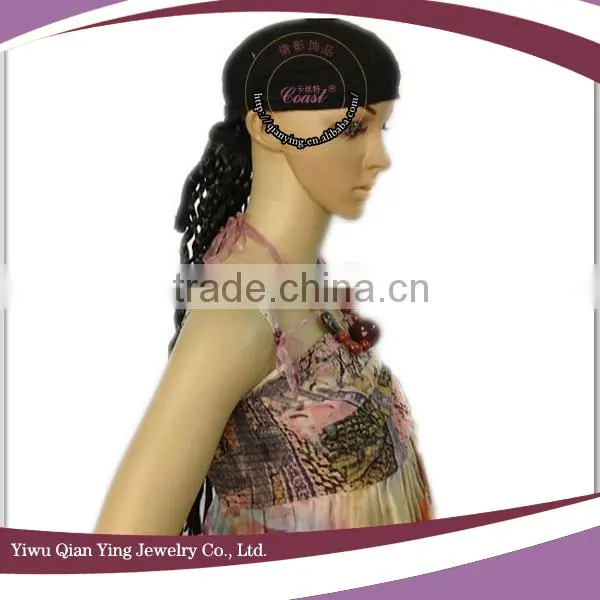 black curly mens hat wig stand