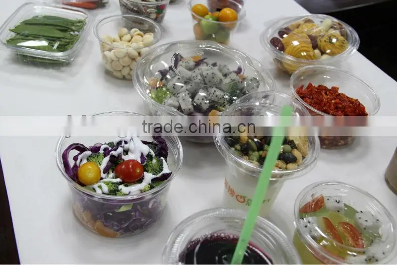 All sizes!!diposable plastic food container with lid, clear PET take away vegetable box, factory-made clear PET fruit case