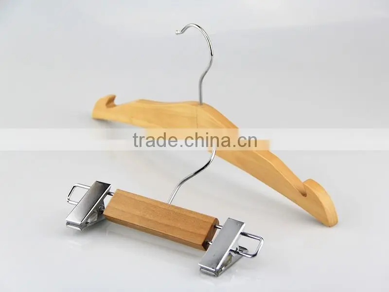 IMY-177 natural wood baby small hanger for custom