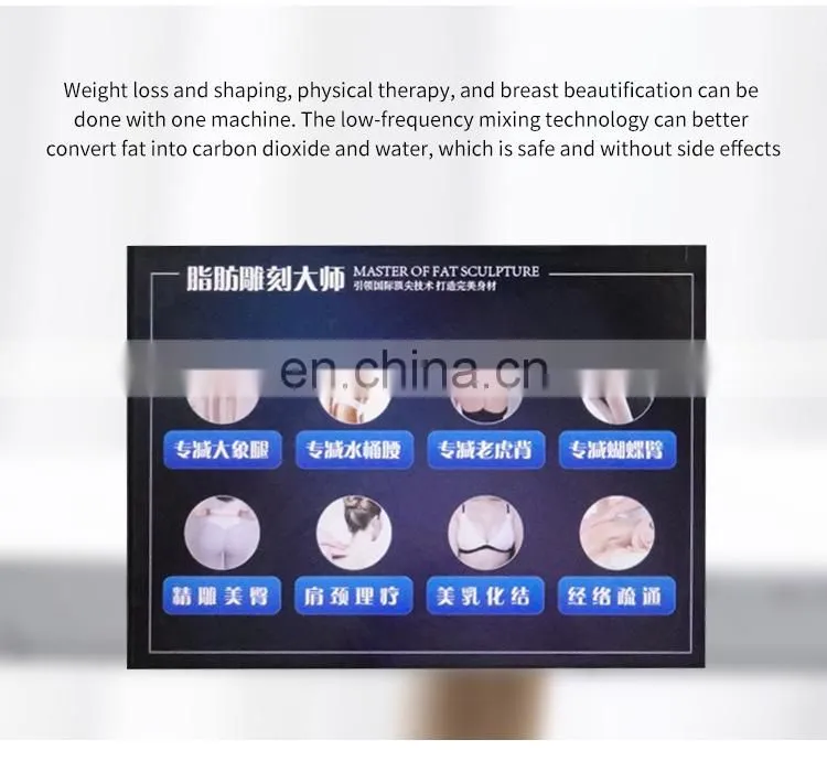 Microwave RF Vacuum Shaping Instrument Body Fat Crushing Weight Loss Negative Pressure Physiotherapy Massage Slimming Machine
