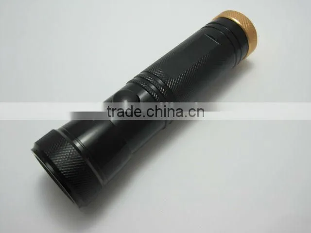 Aluminum 9 led new design mini torch light