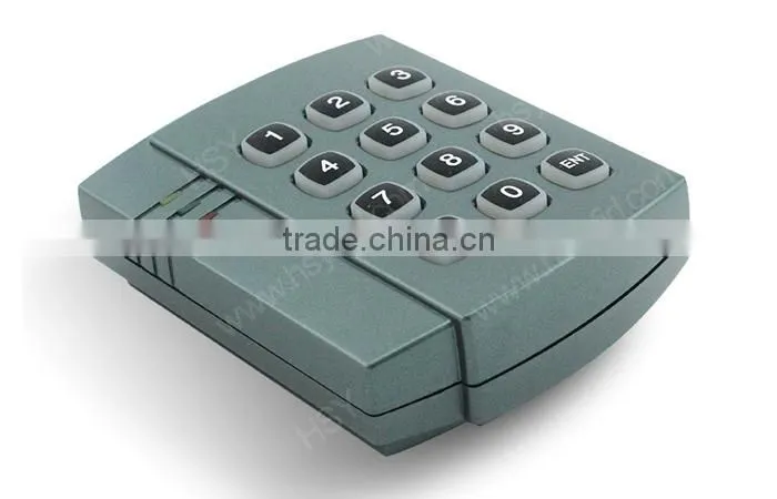 HSY-S202 1100 card holders digit keypad ivory-white rfid card reader with display