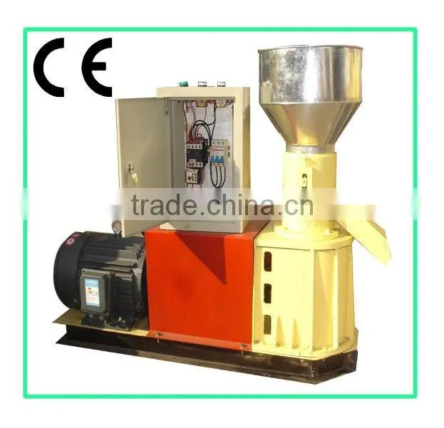 extruding animal feed pellet machine used