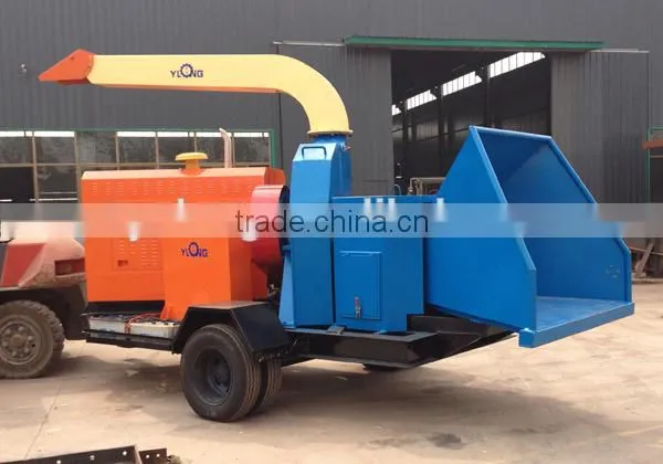 diesel wood chipper shredder for 30cm logs