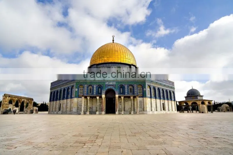 Coloured decorative anti rust steel structure mosque dome