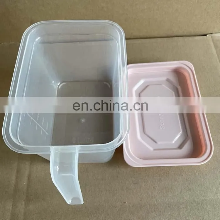 Fruit Vegetable Storage Fridge Storage Box Stackable Fridge Organizer Set With Handle And Lid