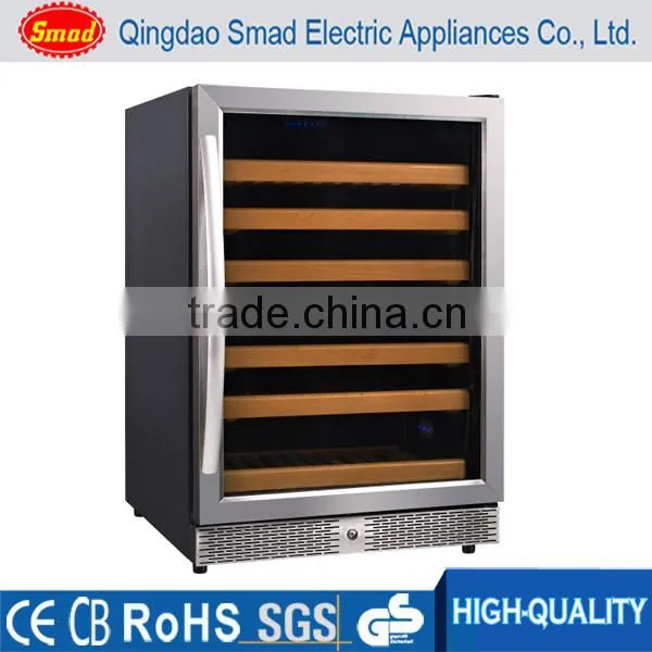 56 standard bottles Frost-free Multi-Zone Side-by-side built-in wine cooler
