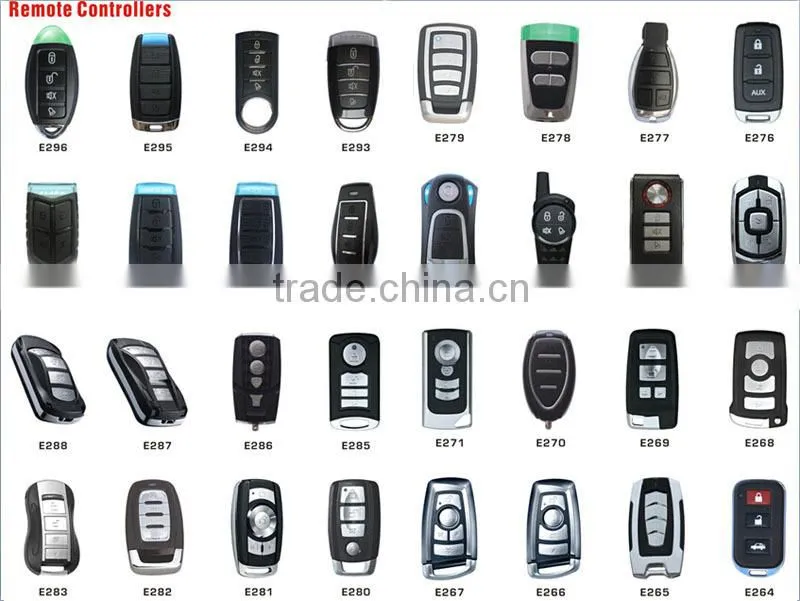 Original remote case 2 buttons remote key blank with blue or red light