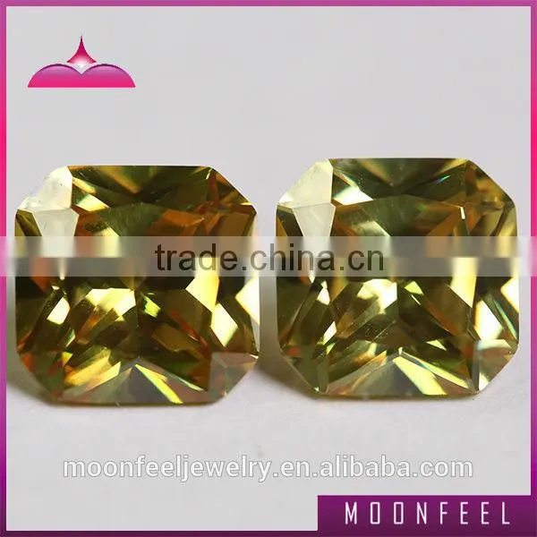 color change cubic zirconia synthetic octagon gemstones