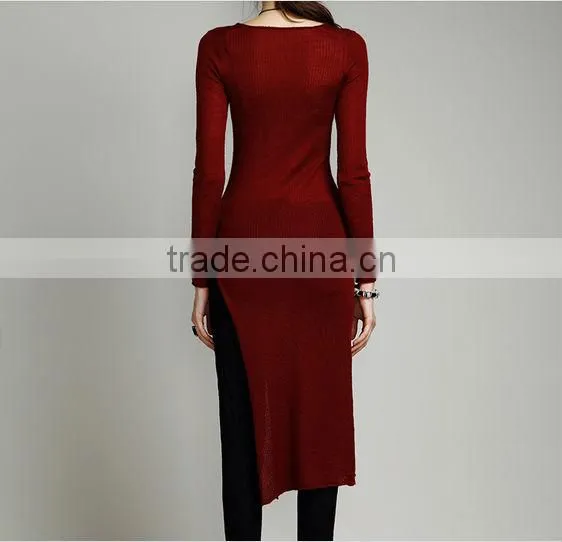 Ladies hot sell knitted dresses fashion 2013