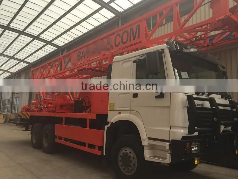 Best selling Tunisia 400 meters depth HFC400 truck mounted water drilling rig