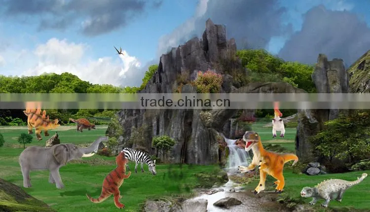 2015 Wild Animal Dinosaur Toys Vinyl 17'' Tyrannosaurus Toy For Hot Sell X033