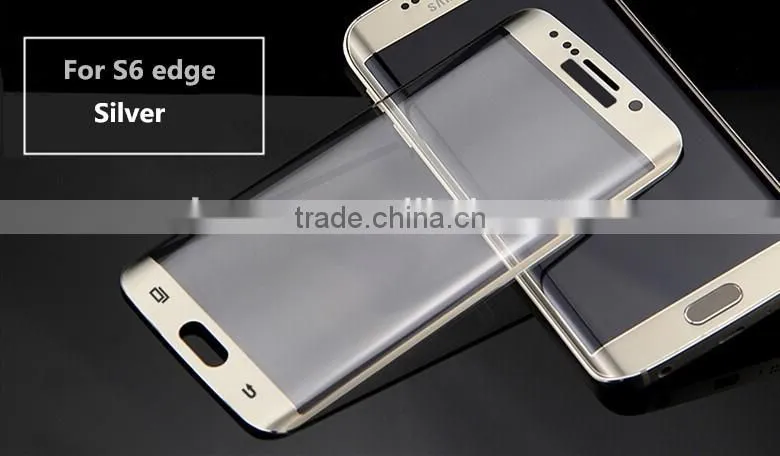 New Arrival ! ! ! -For Samsung S6 edge plus full size 3D tempered glass screen protector curved