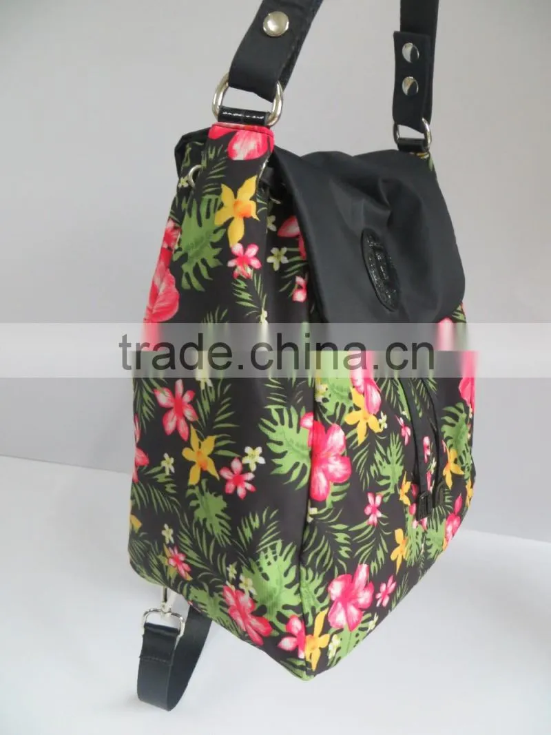 ladies laptop backpacks flower design