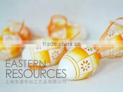 Set of 6, Plastic Easter Eggs - Easter Decoration