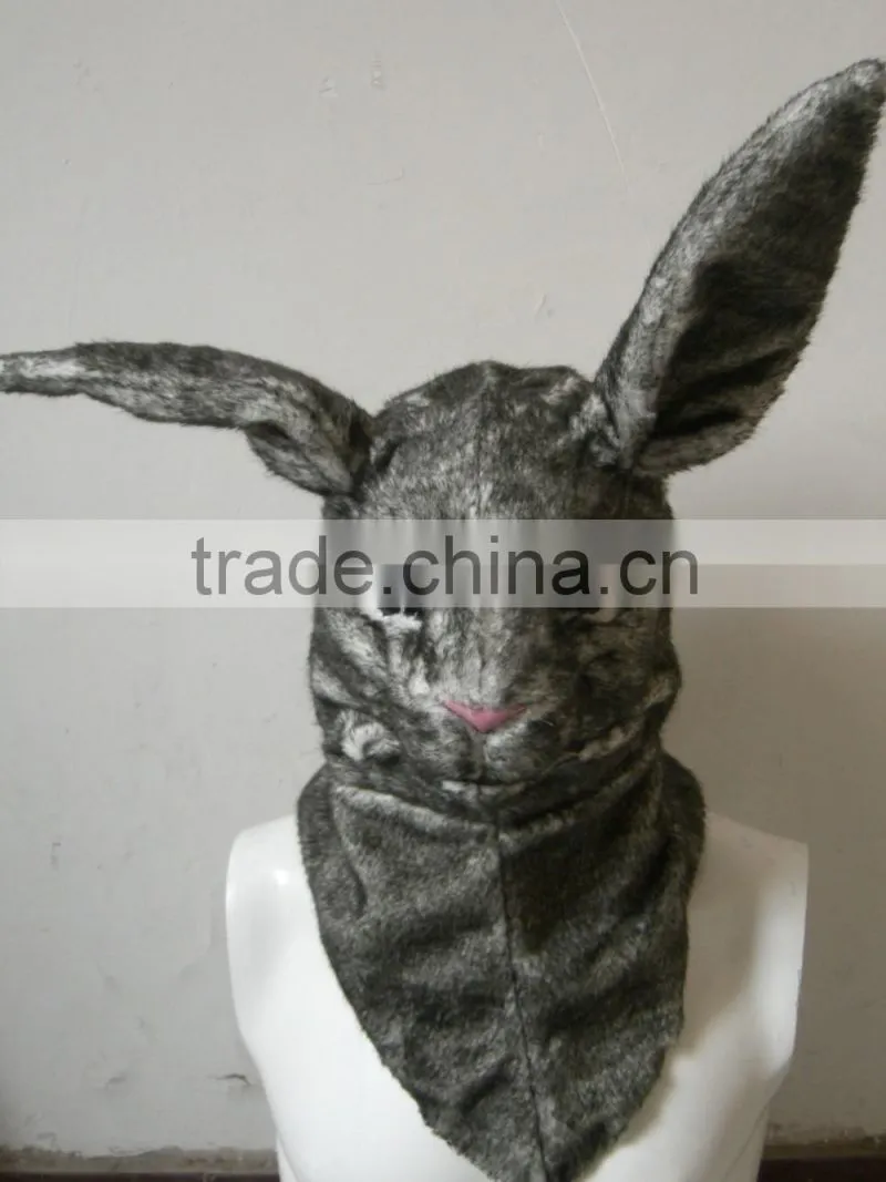 Festival reality clothing display props latex masks, Halloween costumes rabbits mask