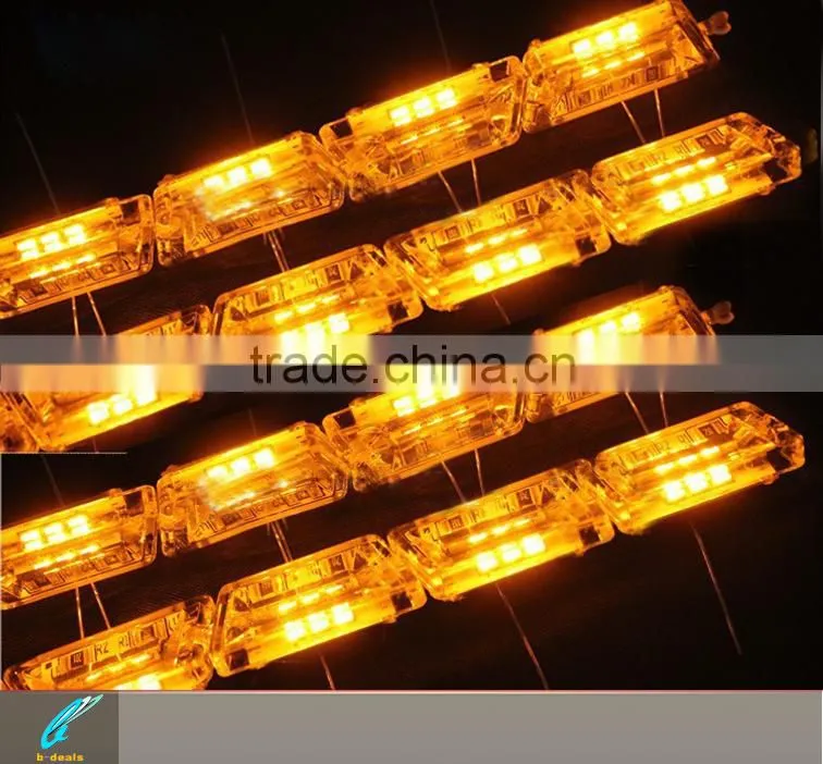 DC12V 500mm Crystal Flowing flexible led drl led daytime running light signal light