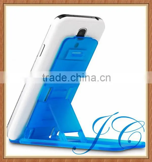 Simple but fashionable plastic cell car vent phone ring holder for desk