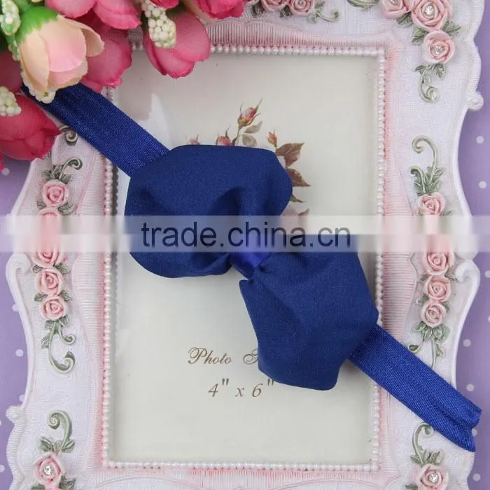 wholesale mixed color newborn baby hair accessory chiffon bows children kids headwear