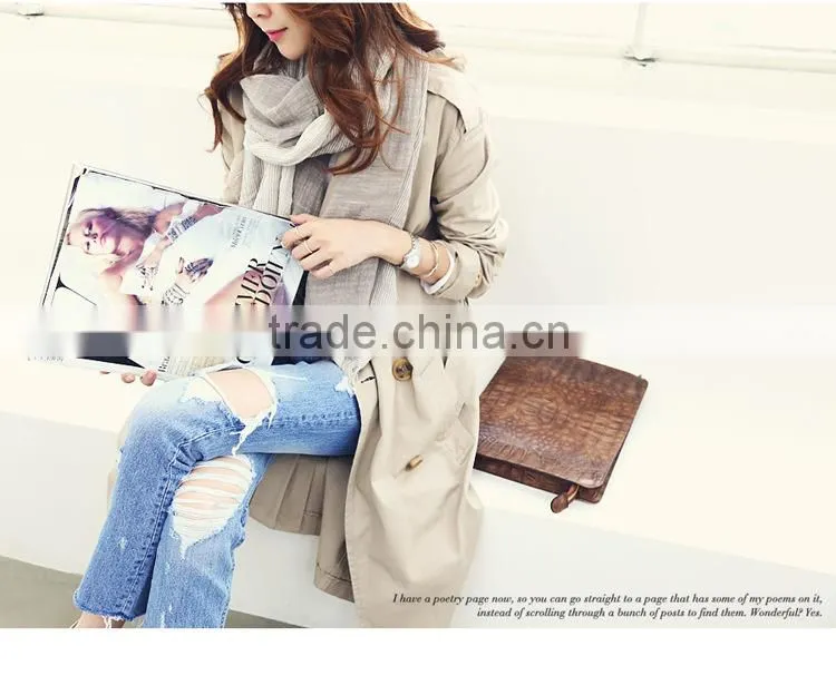New Arrvial Korean Fashion Wrinkle Woven Striped Woman Linen Scarf