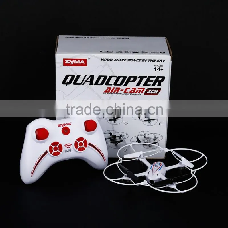 White Syma X11C 4CH 2.4Ghz 6-Axis Gyro LED RC Drone with 2MP HD Camera